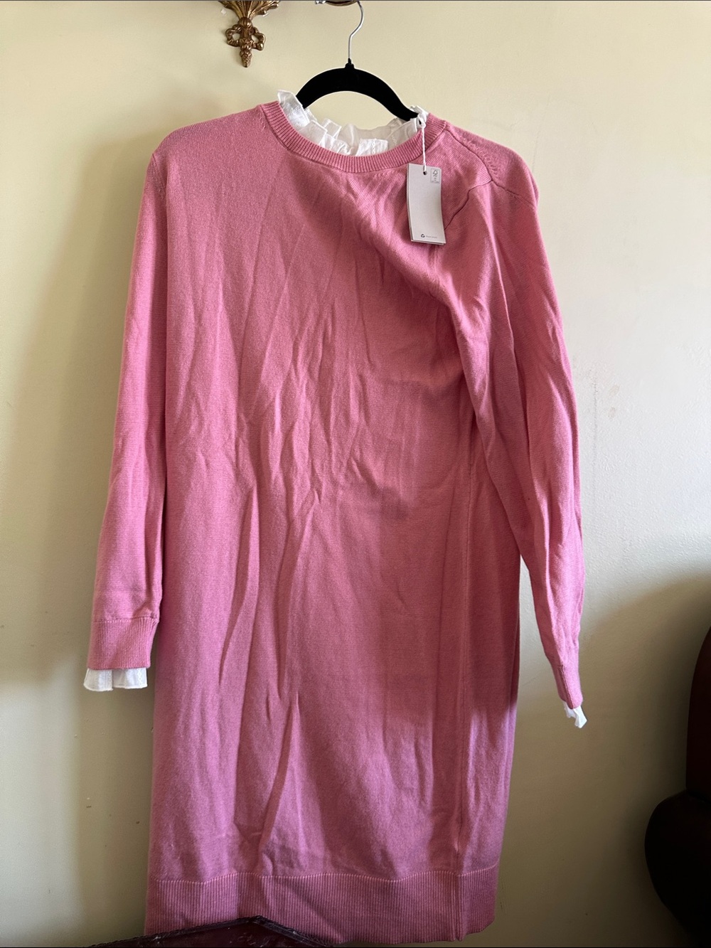 Boden Soft Pink Crewneck Sweater Dress